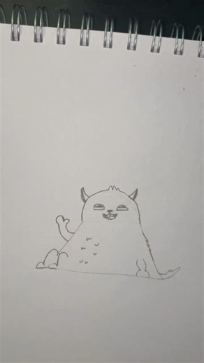 How to draw a cute monster