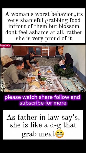 When a bad wife suddenly walk in fast and grabbed the kebab after it was displayed on the table😃 💖The BAD and the GOOD WIFE STORY💖 #SUBSCRIBERS #followers #highlights #DisgustingBehaviour | Bies Lola