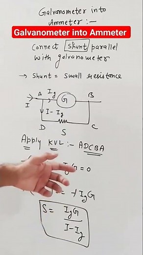 Conversion of Galvanometer into Ammeter | Magnetic effect of Current Class 12 ( Part 2 MCG)