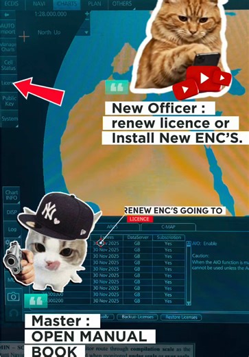 ‏JUST for beginner 😊 #ecdis #licence #permit #ecdisuodate #seaman