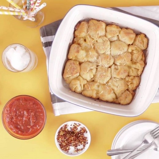 411K views · 124 reactions | We combined pizza with cheese bombs for...