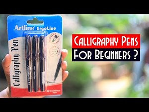 Artline Ergoline Calligraphy Pen Set with 3 Nib Sizes - Pack of 3 (Black) | Unboxing and Review