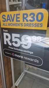 190K views · 1.1K reactions | Hurry in-store – only 5 Days left to grab this amazing deal! Women’s dresses from only R59.99 and SAVE R30 Deal exclusive to +more members. Offer valid until 13 November 2024 Join +more today to get this amazing deal! Browse to view more:https://bit.ly/4fuEGNk #BlackFridayIsBetterWithPEP | PEP | Facebook