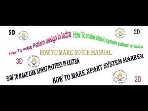 HOW TO MAKE MANUAL NOTCH IN LECTRA