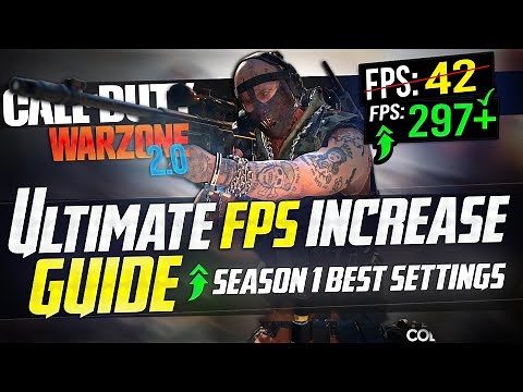 🔧 COD: WARZONE 2.0 Dramatically increase performance / FPS with any setup! / Best Settings! 🆕🖱️🎮✔️