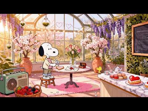 💌 Snoopy’s Sweet Valentine Moments 💕 Cozy Lofi Beats to Relax & Feel the Love 🌸
