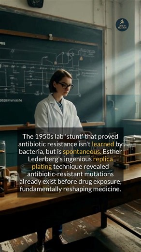 5.3K views | Esther Lederberg's replica plating technique proved random genetic mutations, forever changing evolutionary biology. #history #facts #science #didyouknow | Life Unfolded | Facebook