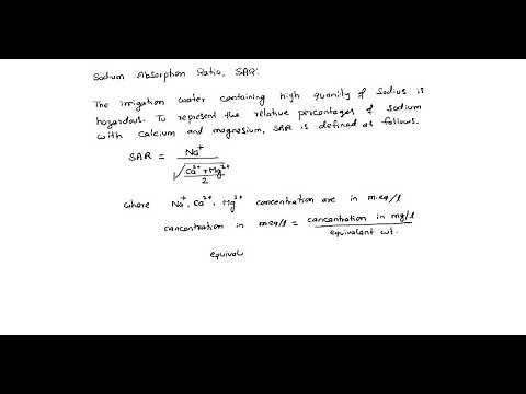 sodium absorption ratio