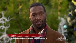 Leon talks about the thrill of being cast in the newest installment of this heartwarming holiday movie series—the Hallmark Movies & Mysteries Original Premiere "Time for Us to Come Home for Christmas" airs December 5 at 10pm/9c. | Hallmark Mystery