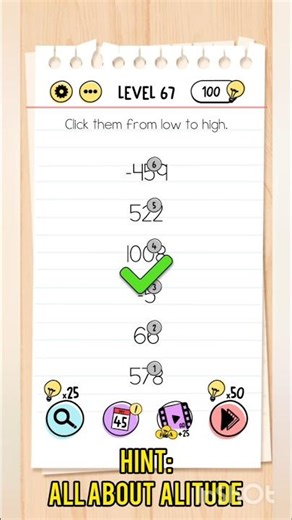 Brain 🧠 Test Level 67 #rsqworld #shorts #braintest