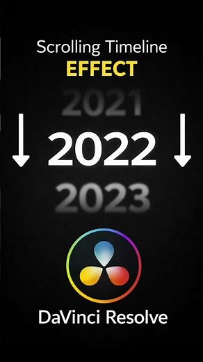Scrolling Timeline Animation in DaVinci Resolve (Clean Motion Effect)