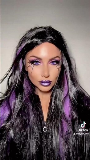 Witch spider web Halloween makeup 2024 | Easy halloween makeup idea