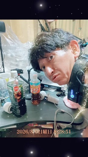 【熱中症対策】エアコン壊れて、ペルチェ素子に命を託すオッサン！(ハンディファン,ネッククーラー)[2026年8月9日(日)]