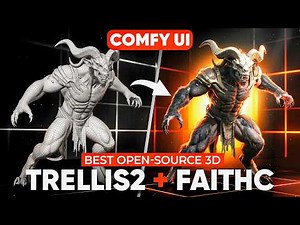 Comfyui Trellis2+FaithC: New Best Open-Source 3D AI Generators