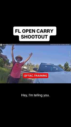 Right here in Florida smh it has not been a full week since they may open carry legal….. Good job to this officer for taking care of this situation | Patrick Denson
