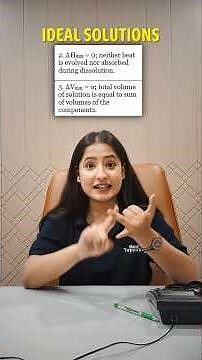 Difference Between IDEAL and NON IDEAL SOLUTIONS🔥 | Raoult's Law - Class 12 Chemistry | Tapur Ma'am