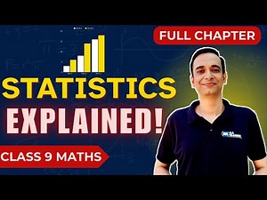 Statistics Class 9 | NCERT Chapter 12 | Bar Graph, Histogram & Exercise 12.1 Solutions | CBSE 2025