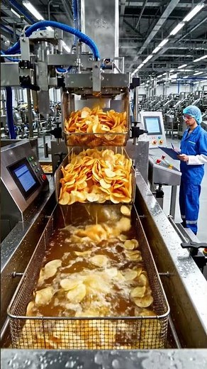 How Potato Chips Are Made | Complete Potato Chips Manufacturing Process | Factory Documentary 8k