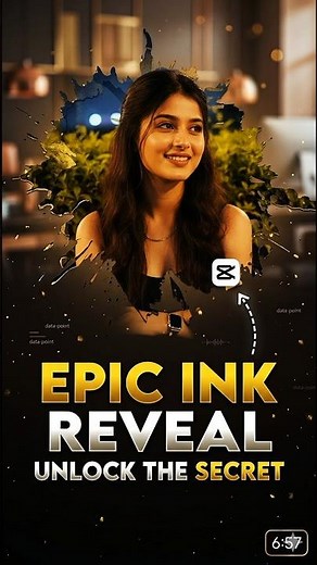 “Ink Splash Overlay Editing Tutorial 🔥 | Make Cinematic Videos Like Pro”