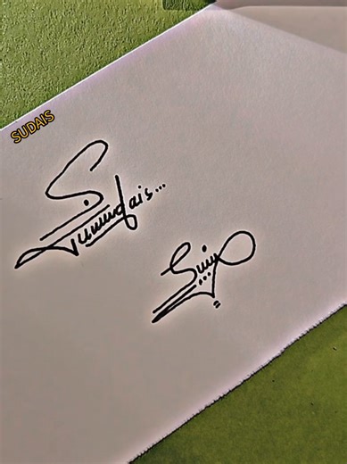 Replying to @loser_3455 Sudais Name Signature 😍 part 4 | #creatorsearchinginsight #signatureideas #signature #foryoupage #foryou @Sid Mr. Rapper🔥 @Imran Khan Official @Gul Panra