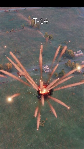 T14 vs Abrams explosion effects