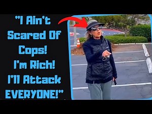 r/IDontWorkHereLady - Mega Karen Thinks She's ABOVE THE LAW! Cop Teaches Her a Lesson!