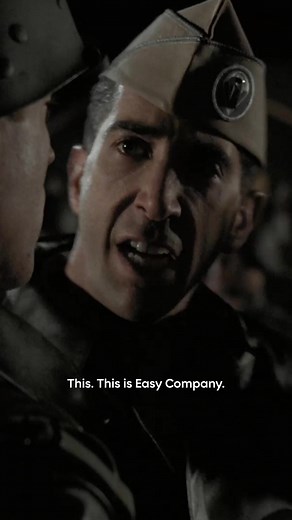 This is Easy Company. #BandofBrothers #DavidSchwimmer #DamianLewis | Band Of Brothers