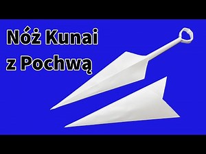How To Make A Kunai Knife With Paper Sheath | Paper Ninja Weapons