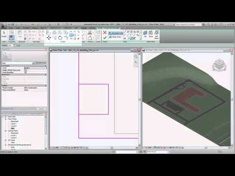 Autodesk Revit Architecture: Creating a Building Pad
