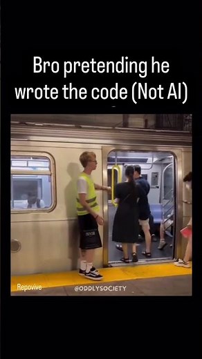 Bro pretending he wrote the code (not AI)