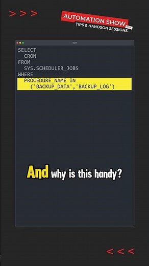 👉 Get SAP HANA Backup Schedule from the Database