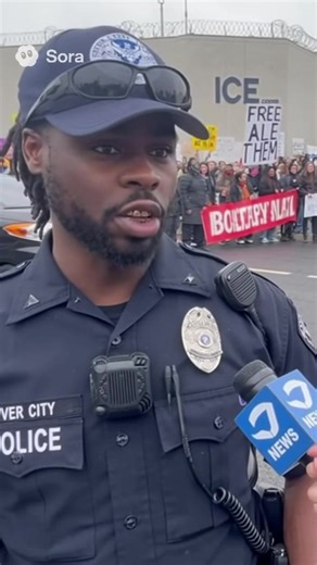 Yes, we are protecting the protestors from ICE agents in front of the ICE facility. Chief Sharris (they/them) | River City, California Police Department