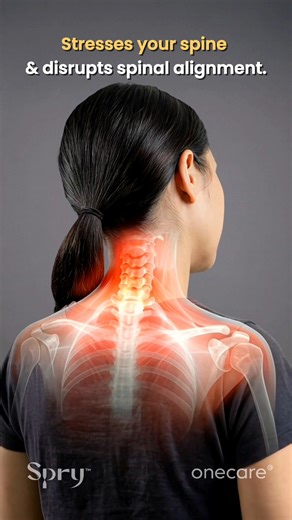 😰 Neck Strains Don’t Happen Suddenly Looking down shifts extra force onto the neck and upper spine. As the angle increases, the neck bears far more load than it was designed to handle, creating constant strain on muscles and joints. Over time, this repeated stress: ❌ Compresses spinal joints ❌ Disrupts natural alignment ❌ Triggers inflammation in surrounding tissues What helps reduce neck strain before it builds up: ✔️ Better posture during phone and screen use ✔️ Regular posture breaks to rele