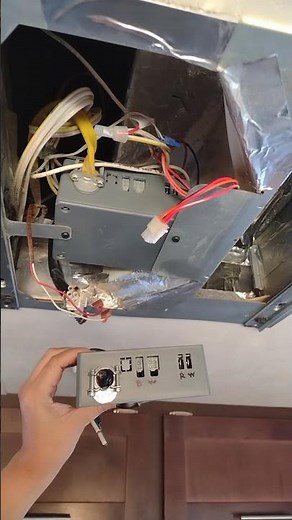 Dometic Rv A/C control panel. Quick switch. #rvlivingfulltime #rvlife #shorts