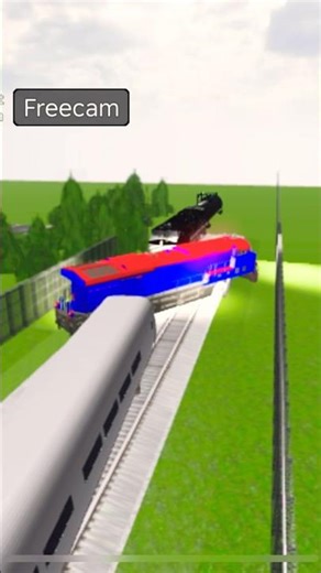 Passenger train hits a semi truck and it ends with a freight train crashing into the passenger train
