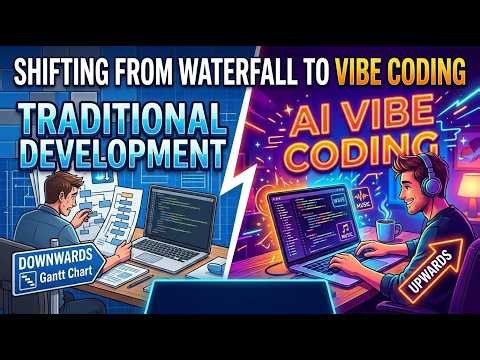 From Waterfall to Vibe Coding: How Software Development Evolved 🚀