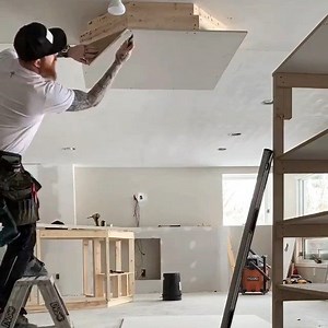 109K views · 71 shares | One of the trickiest jobs I did this last year, this was for above a pool table ・・・ This octagon is a pain but the results will be worth it • 32 outside corner beads on this thing 廊 . . . #contractor #construction #tools #makita #makitatools #drywall #custom #funstuff #timelapse #yxe #saskatoon #canada | Kruger Construction | Facebook