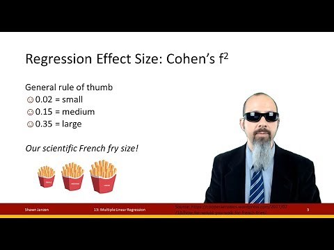 13.7 Multiple Linear Regression: Effect Size & Power