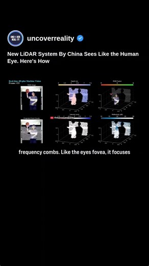 New Lidar Technology By China Sees Like The Human Eye. Here's How #technology #china #shorts