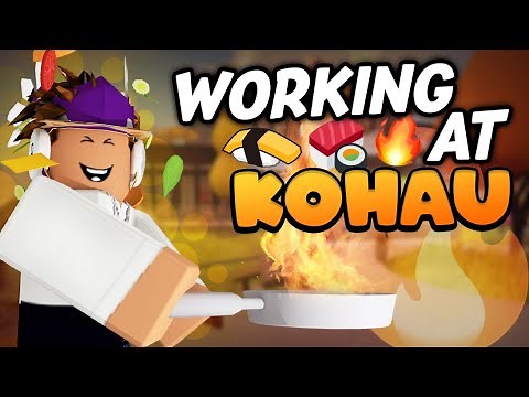 Working at ROBLOX Kohau as a Hibachi CHEF *AGAIN*! (PART 2) 🔥 *(Working at ROBLOX Kohau Cafe)*