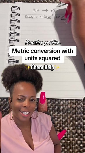 Can you solve this metric conversion problem? Definitely save this for later to help you study! #genchemwithdrj #chemstudents #metricsystem #unitconversion #chemistryprofessor #chemistrynotes #sciencehelp #genchem #generalchemistry #chemistry #STEM #chemistrytutor