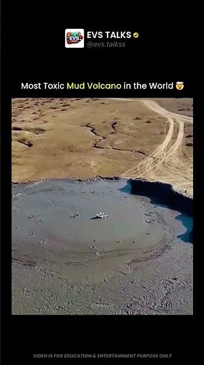 Not Lava… This Volcano Erupts MUD 😮🌋