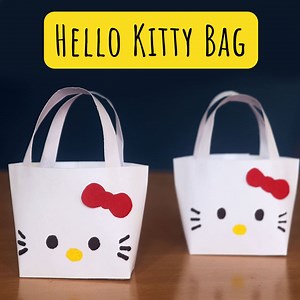 30K views · 1.5K reactions | Cute and easy hello kitty mini handbag tutorial. These paper bags can be used as candy bags / gift bags or for doll crafts. #hellokitty #paperbag #papercrafts #littlecrafties ▷ CRAFT SUPPLIES Buy Craft Supplies we use https://amzn.to/2C73bAj ▷ STAY CONNECTED ♥ www.thelittlecrafties.com ♥ ♥ Youtube.com/littlecrafties ♥ ♥ Instagram.com/thelittlecrafties ♥ | The Little Crafties | Facebook