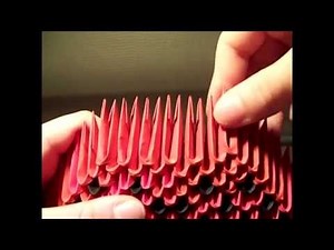 how to make a 3d origami watermelon