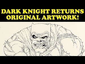 BATMAN: DARK KNIGHT RETURNS Original Artwork Up Close and Under The Microscope! DC Gallery Edition!