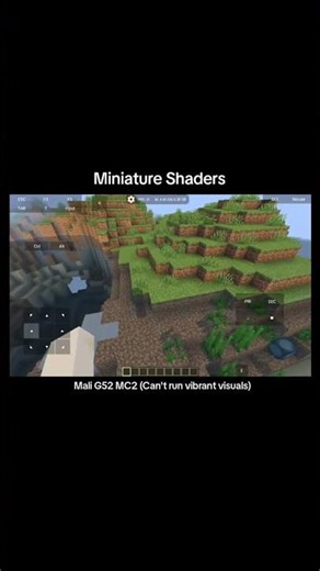 What #minecraft #shaders can you run on a low end device? Miniature Shaders