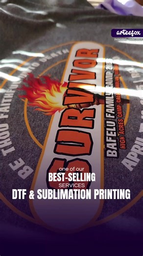 Sublimation vs DTF Printing — Which One is Better for Your Custom T-Shirts? 🤔👕 Watch the final output up close! Both methods deliver quality prints, but here's how they differ: ✔️ Sublimation — vibrant, all-over prints ✔️ DTF — detailed, works on any fabric color Perfect for businesses, events, team uniforms, or personal gifts! Comment 'FOX' for pricing! 🦊 #TshirtPrinting #CustomPrinting #DTF #Sublimation #PrintingBusiness