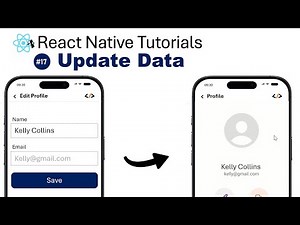 React Native #17 - how to update data in database using React Native.