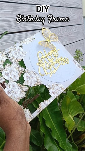 Wedding cardతొ Birthday greeting/frame చేస # DIY# Birthday greeting ideas# YouTube shorts