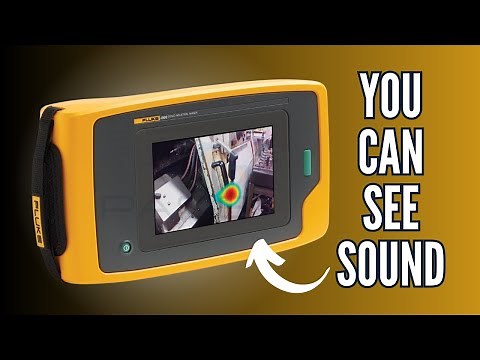 This Camera Can SEE Sound! Fluke ii900 Acoustic Camera Review